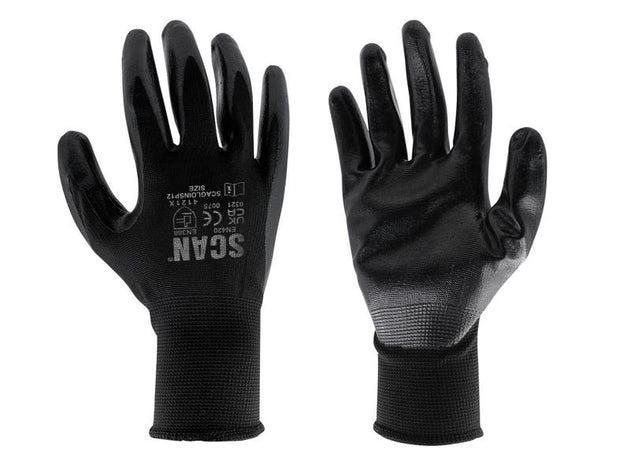 SCAGLOINS12M - Seamless Inspection Gloves - M (Size 8) (Pack 12)