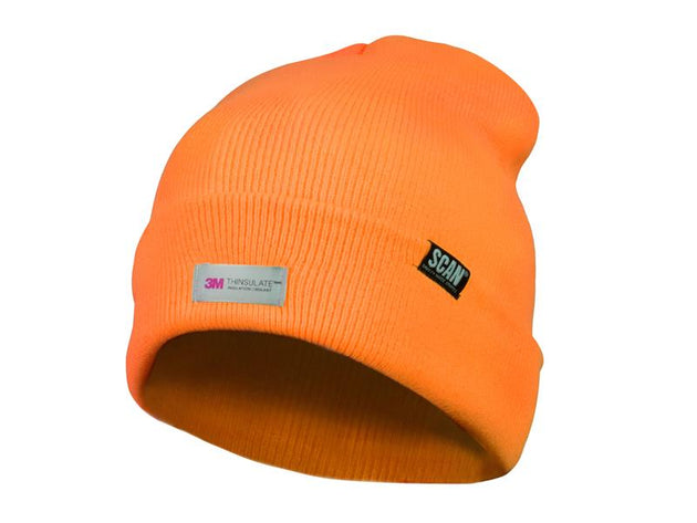 SCAHVBEANO - Hi-Vis Beanie Hat Orange