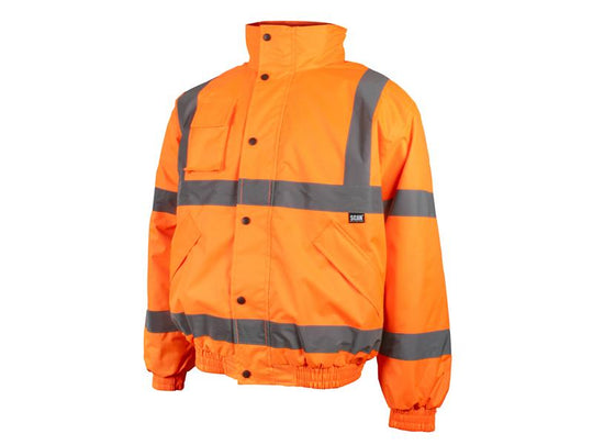 SCAHVBJLO - Hi-Vis Bomber Jacket Orange - L (44in)