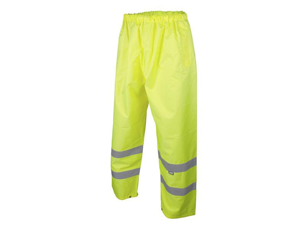 SCAHVMTL - Hi-Vis Yellow Motorway Trousers - L (40in)