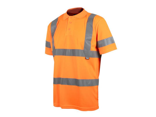 SCAHVPSLO - Hi-Vis Orange Polo Shirt - L (42in)