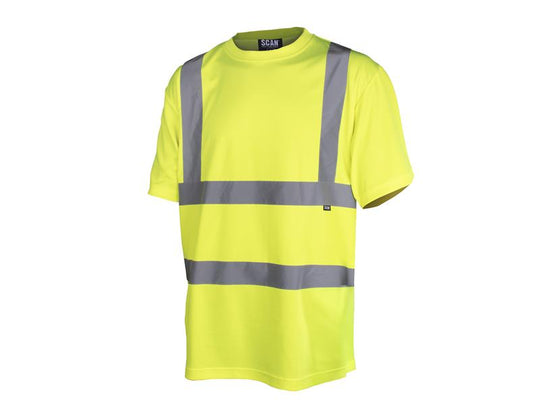SCAHVTSM - Hi-Vis Yellow T-Shirt - M (41in)