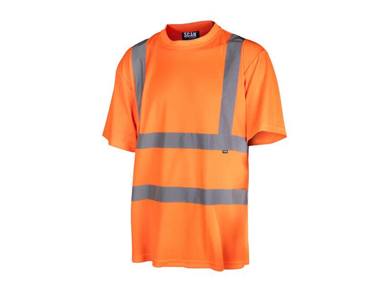 SCAHVTSXLO - Hi-Vis Orange T-Shirt - XL (46in)