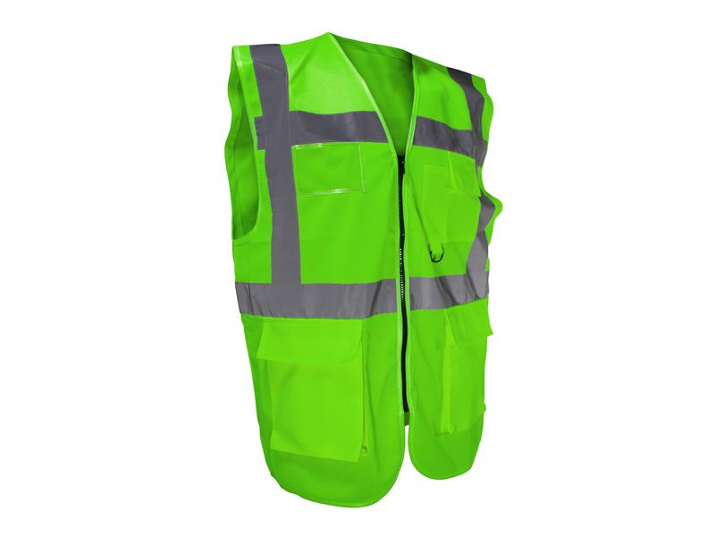 SCAHVUWMG - Hi-Vis Utility Green Waistcoat - M (41in)