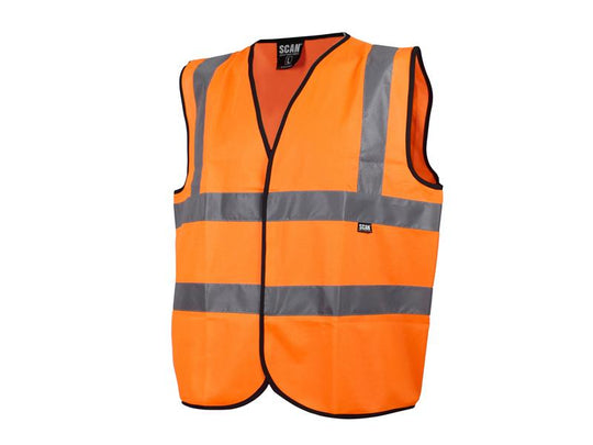 SCAHVWLO - Hi-Vis Orange Waistcoat - L (44in)