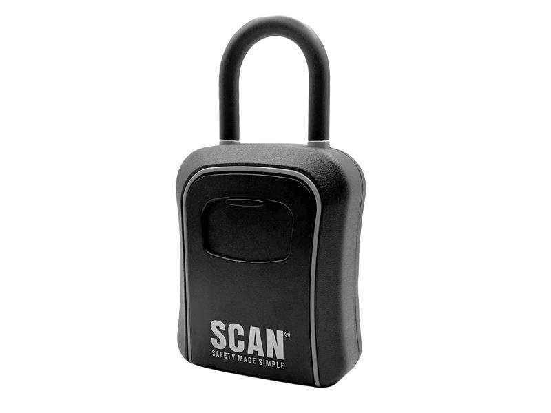 SCAKEYSAFESH - 4 Wheel Combination Keysafe with Removable Shackle