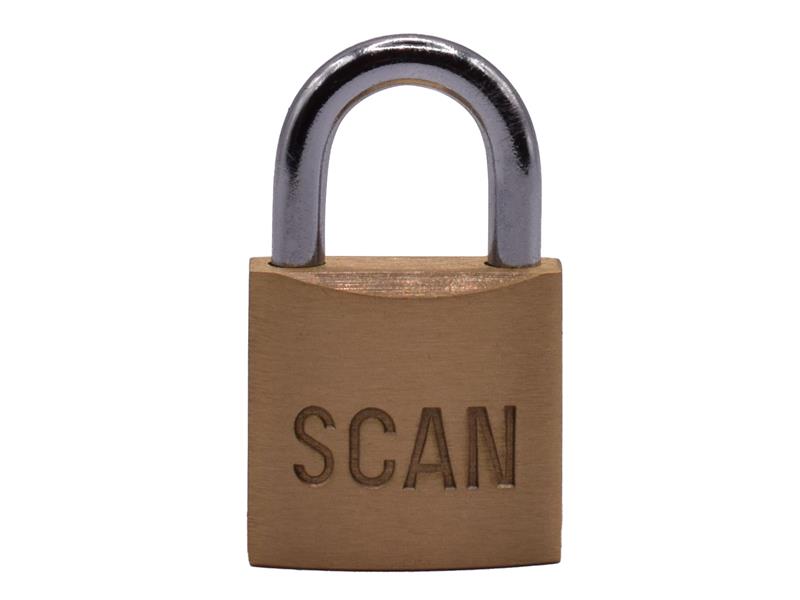 SCAPLB25 - Brass Padlock 25mm