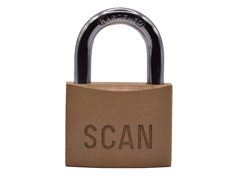 SCAPLB50 - Brass Padlock 50mm