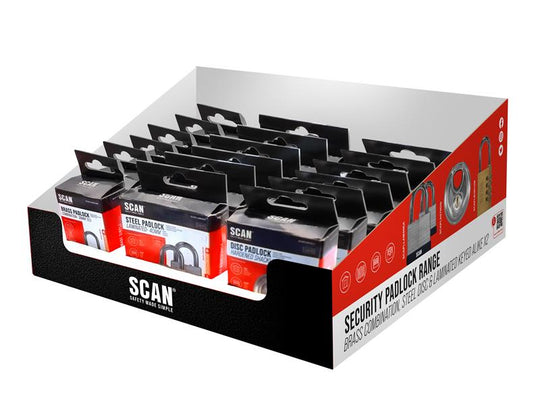 SCAPLCDU18 - Padlock CDU Display (18 Padlocks)