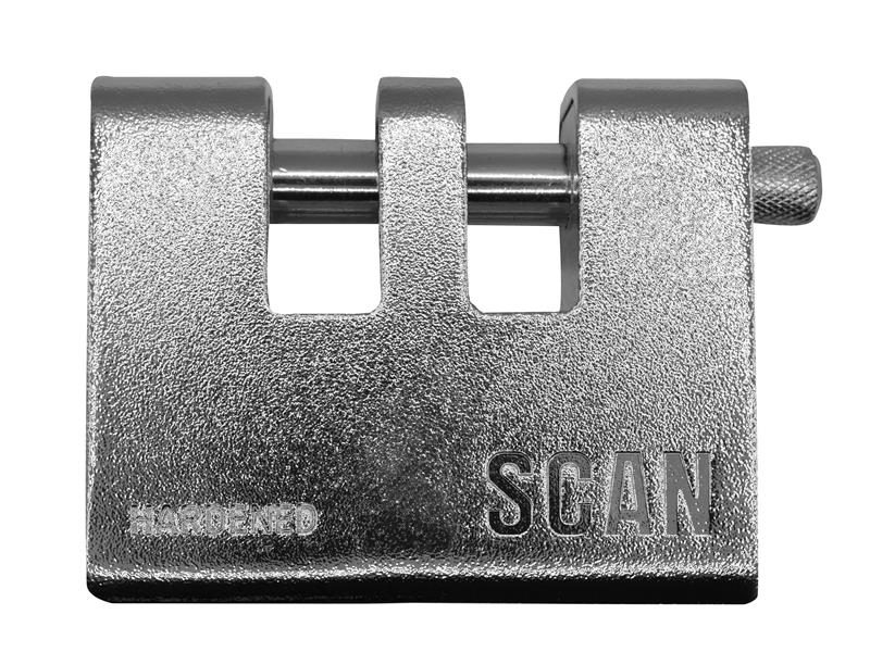 SCAPLCHAIN - Armoured Twin Slot Shutter Padlock 92mm