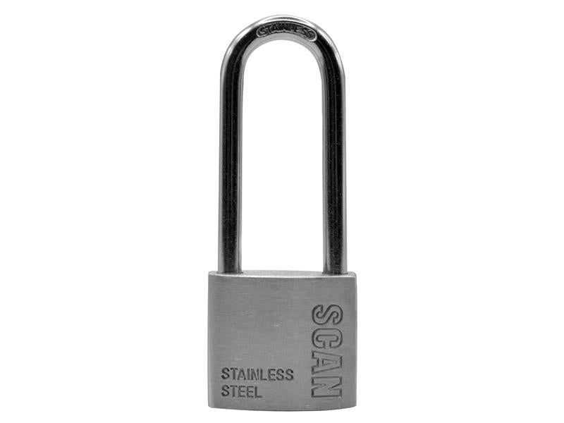 SCAPLSS38LS - Stainless Steel Padlock 38mm Long Shackle