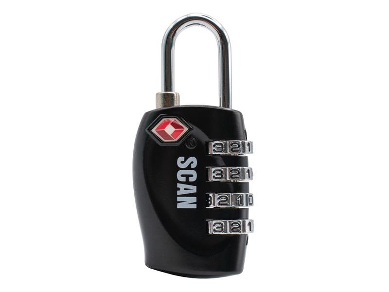 SCAPLTSA31 - Zinc Combination Padlock TSA Approved