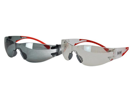 SCAPPEFSTWIN - Flexi Spec Safety Glasses Twin Pack