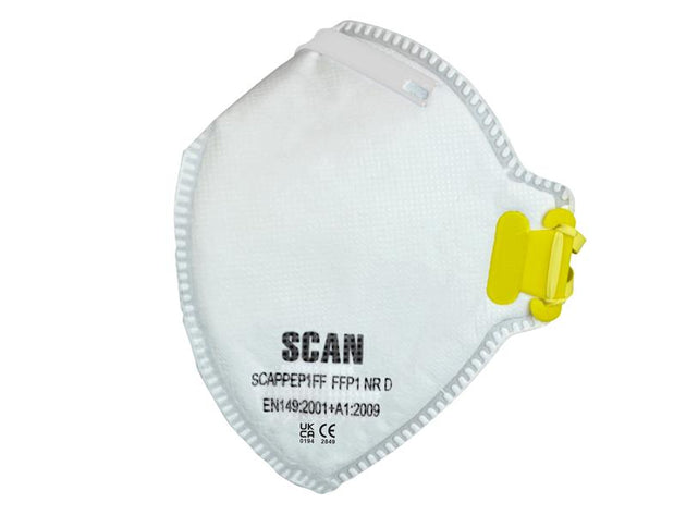 SCAPPEP1FF - Fold Flat Disposable Mask FFP1 (Pack of 3)