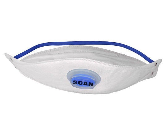 SCAPPEP2TFV - Tri Fold Valved Disposable Mask FFP2 (Pack 3)