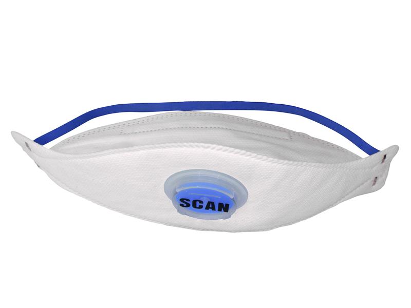 SCAPPEP2TFV - Tri Fold Valved Disposable Mask FFP2 (Pack 3)