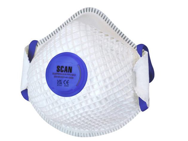 SCAPPEP2VDUR - Moulded Duranet Disposable Mask FFP2 (Pack of 2)