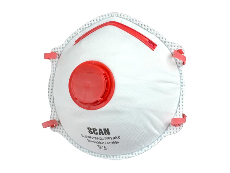 SCAPPEP3MVDB - Moulded Disposable Valved Masks FFP3 (Pack 10)