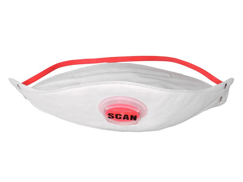 SCAPPEP3TFV - Tri Fold Valved Disposable Mask FFP3 (Pack 3)