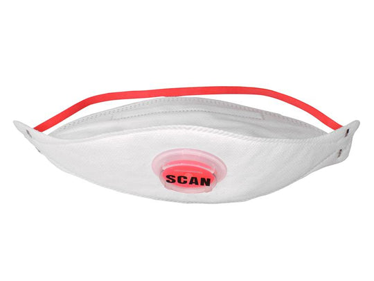 SCAPPEP3TFV - Tri Fold Valved Disposable Mask FFP3 (Pack 3)
