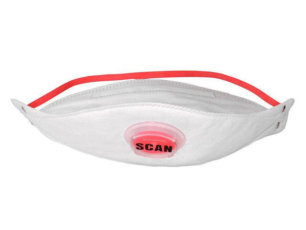 SCAPPEP3TFV - Tri Fold Valved Disposable Mask FFP3 (Pack 3)