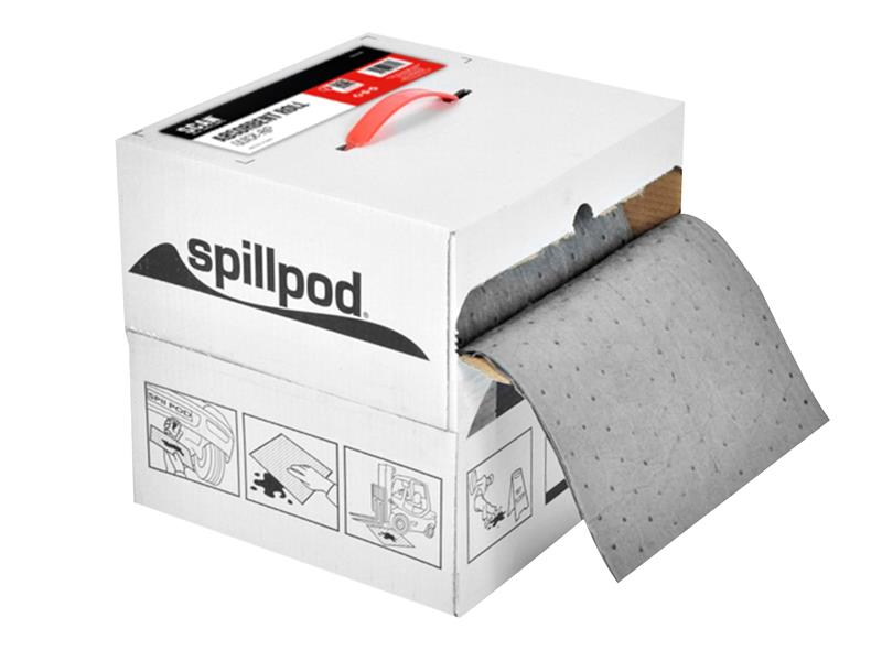 SCASCUAROLL - Universal Absorbent Quick-Rip Roll Box
