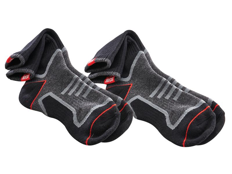SCASOCKS - Work Socks (Twin Pack)