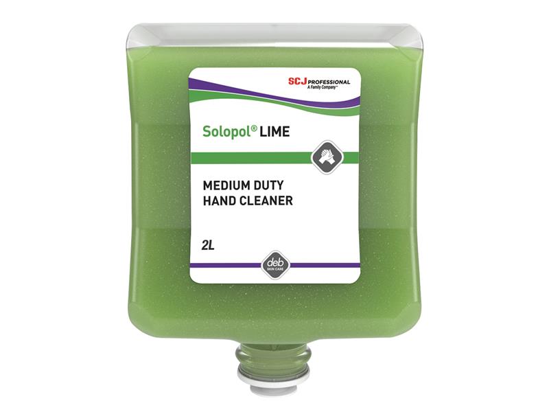 SCJLIM2LT - Solopol® Lime Medium/Heavy-Duty Hand Wash Cartridge 2 litre