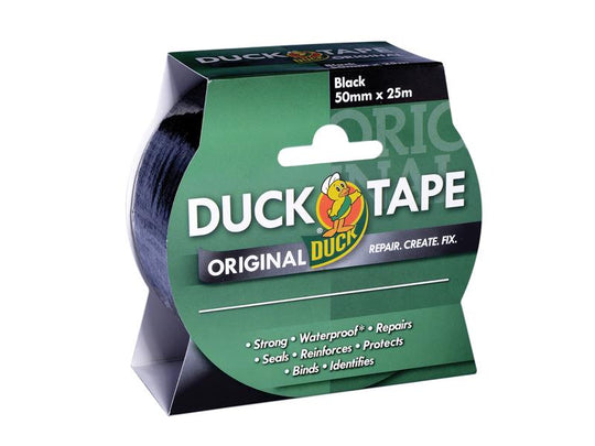 SHU211109 - Original Duck Tape Black 50mm x 25m 211109