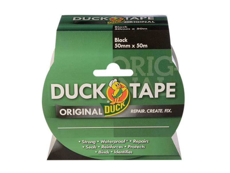 SHU211116 - Original Duck Tape Black 50mm x 50m 211116