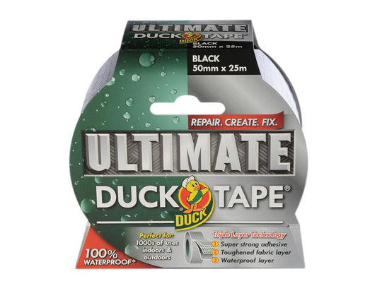 SHU232152 - Ultimate Tape Black 50mm x 25m 232152