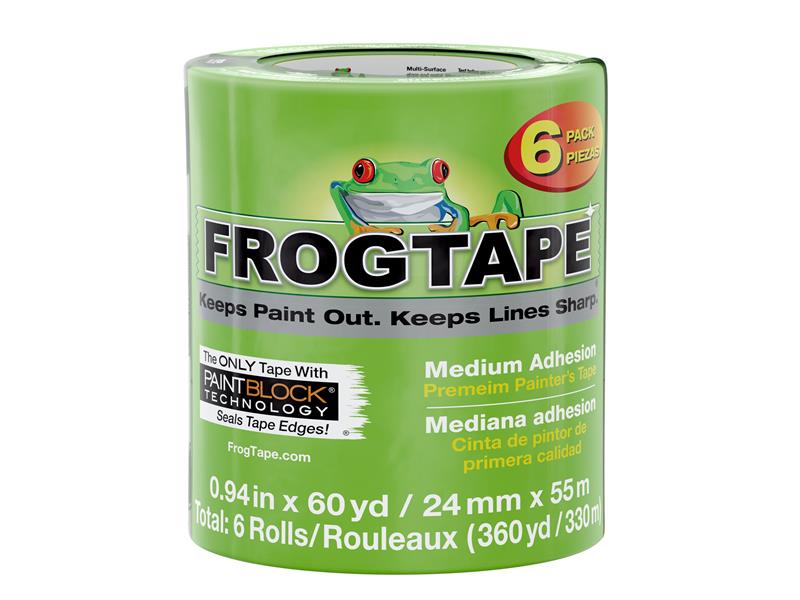 SHU240659 - FrogTape® Multi-Surface Masking Tape 24mm x 55m (6 Pack)
