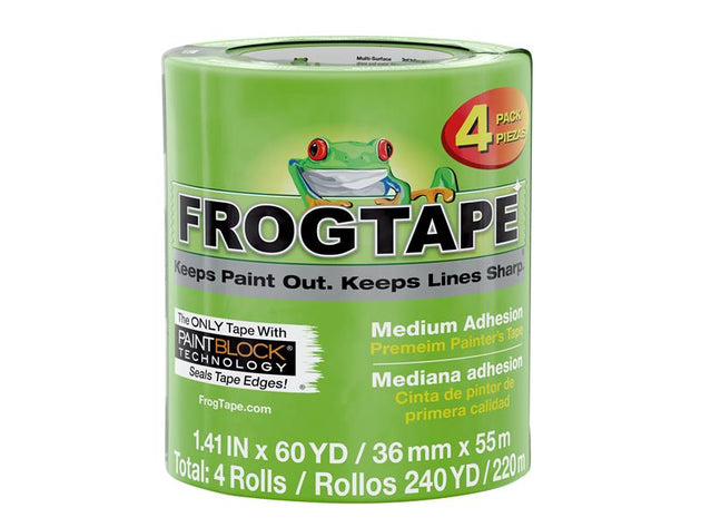 SHU240660 - FrogTape® Multi-Surface Masking Tape 36mm x 55m (4 Pack)