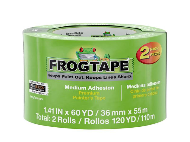 SHU242868 - FrogTape® Multi-Surface Masking Tape 36mm x 55m (2 Pack)