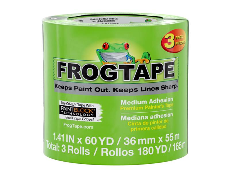SHU242999 - FrogTape® Multi-Surface Masking Tape 36mm x 55m (3 Pack)