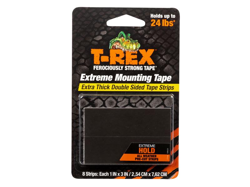 SHU286252 - T-REX® Extreme Hold Mounting Strips 2.54 x 7.62cm (Pack 8)