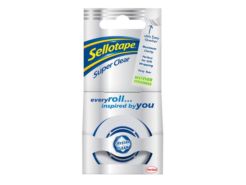 SLT1569088 - Super Clear Sticky Tape - 1 Roll 18mm x 25m