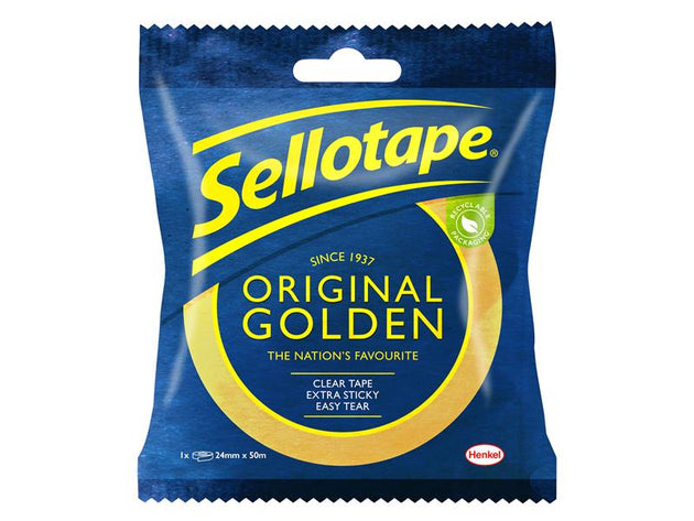 SLT2928287 - Sellotape Golden 24mm x 50m