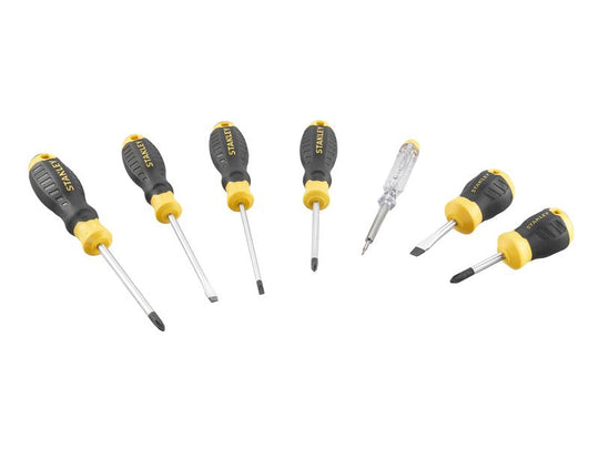 STA016166 - CUSHION GRIP™ Screwdriver Set, 6 Piece + Voltage Tester