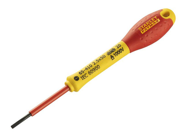 STA065410 - FatMax® VDE Insulated Screwdriver Parallel Tip 2.5 x 50mm