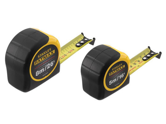 STA081745 - FatMax® Classic Tape Twin Pack 5m/16ft + 8m/26ft (Width 32mm)