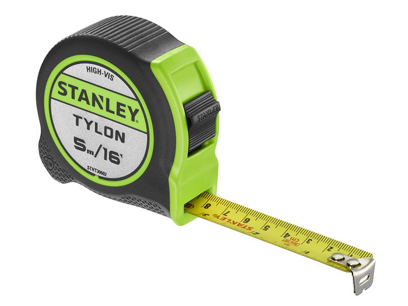 STA130602 - Hi-Vis Tylon Tape Measure 5m (16ft) (Width 25mm)