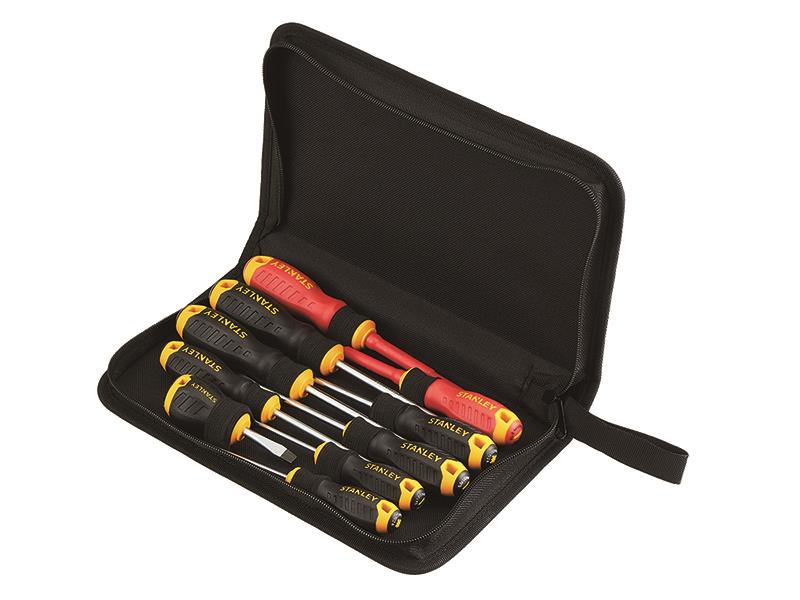 STA960035 - Mixed Screwdriver Set in Wallet, 10 Piece