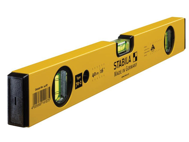 STB70224 - 70-2-60 Double Plumb Spirit Level 3 Vial 60cm
