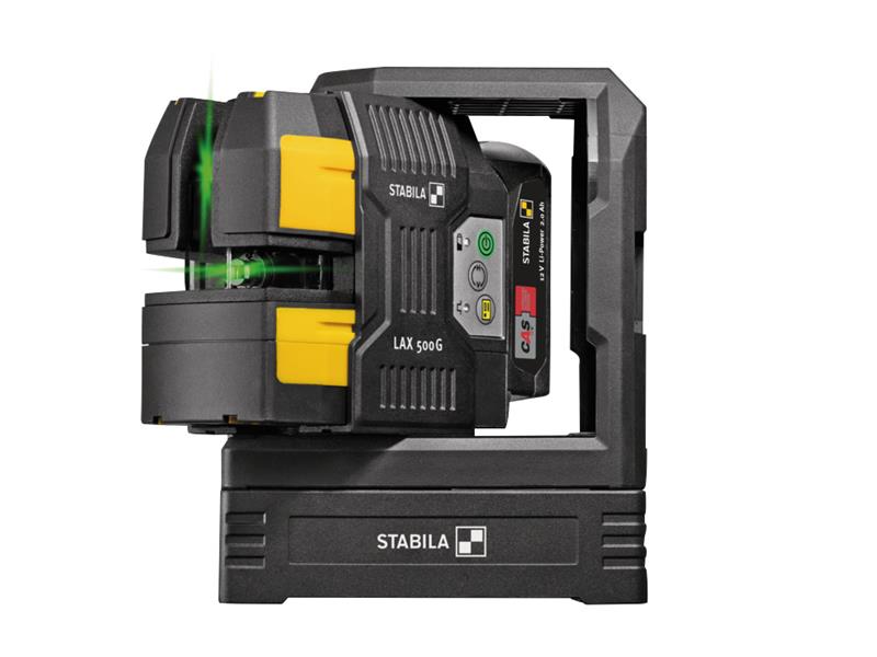 STBLAX500GKT - LAX 500 G Cross Line plus Plumb Point Laser 12V 1 x 2.0Ah Li-ion