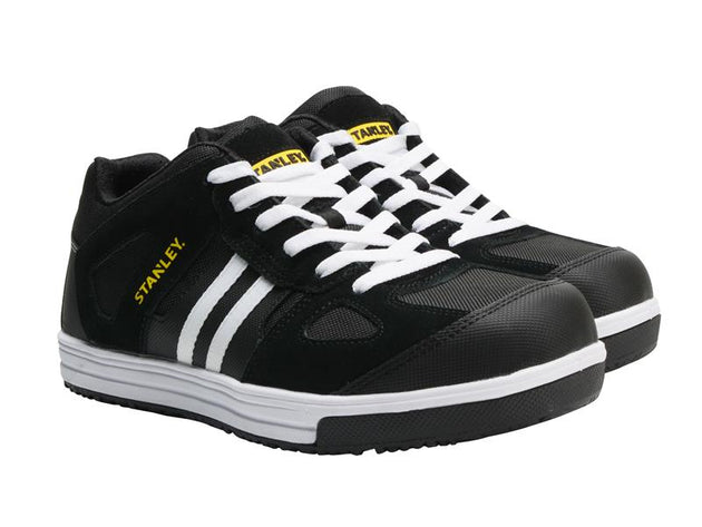 STCCODY8 - Cody Safety Trainers Black/White Stripe UK 8 EUR 42