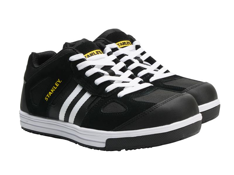 STCCODY8 - Cody Safety Trainers Black/White Stripe UK 8 EUR 42