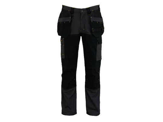 STCDIXONGB32 - Dixon Slim Fit Trousers Grey/Black Waist 32in Leg R