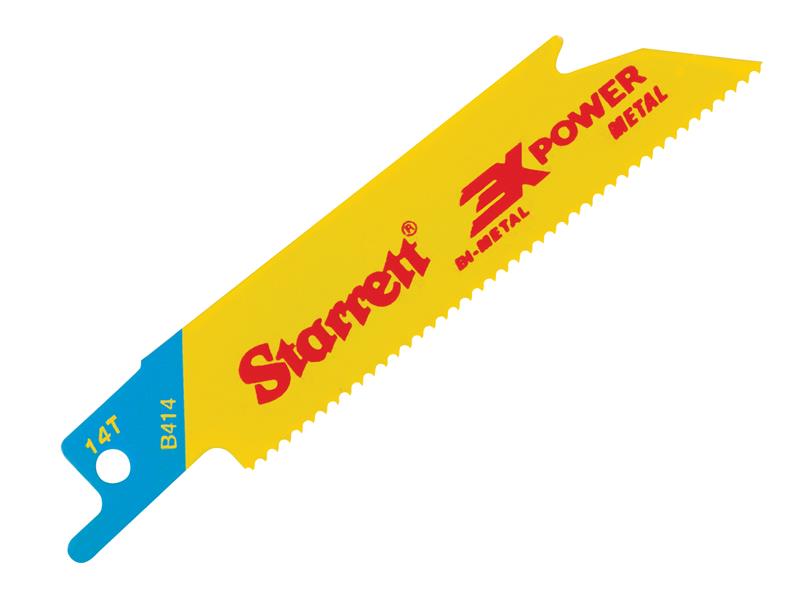 STRB4145 - B414-5 Bi-Metal Reciprocating Blade, Metal Straight 100mm 14 TPI (Pack 5)