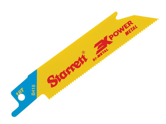 STRB4185 - B418-5 Bi-Metal Reciprocating Blade, Metal Straight 100mm 18 TPI (Pack 5)